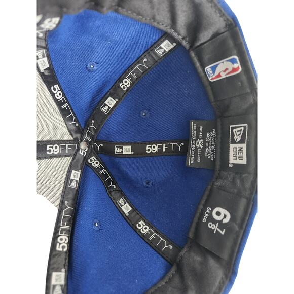 Golden State Warriors New Era 59Fifty Hat Fitted 6 7/8 Ombre Stitch NBA Cap - Picture 6 of 6